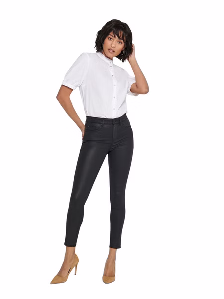 Only Damen Jeans ONLFHUSH MID SK ANK COAT BB BJ14019 - Skinny Fit - Schwarz - Black Only Damen Jeans ONLFHUSH MID SK ANK COAT BB BJ14019 - Skinny Fit - Schwarz - Black