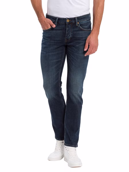 Cross Jeans Herren Jeans Dylan - Regular Fit - Blau - Dirty Blue Cross Jeans Herren Jeans Dylan - Regular Fit - Blau - Dirty Blue