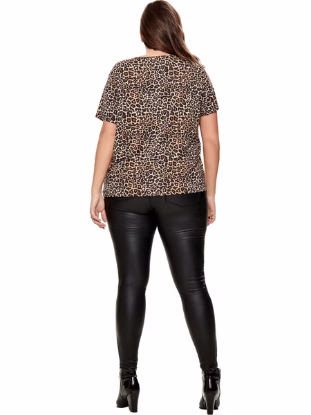 Carmakoma by Only Damen Hose CARPUNK REG SK COATED PANTS in großen Größen Carmakoma by Only Damen Hose CARPUNK REG SK COATED PANTS in großen Größen