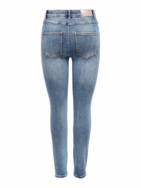 Only Damen Jeans ONLMILA HW SK ANK BB JEANS BJ13994 - Skinny Fit - Blau - Medium Blue Denim Only Damen Jeans ONLMILA HW SK ANK BB JEANS BJ13994 - Skinny Fit - Blau - Medium Blue Denim
