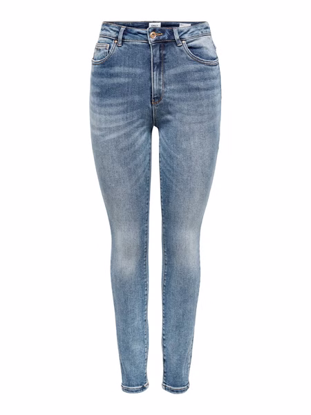Only Damen Jeans ONLMILA HW SK ANK BB JEANS BJ13994 - Skinny Fit - Blau - Medium Blue Denim Only Damen Jeans ONLMILA HW SK ANK BB JEANS BJ13994 - Skinny Fit - Blau - Medium Blue Denim