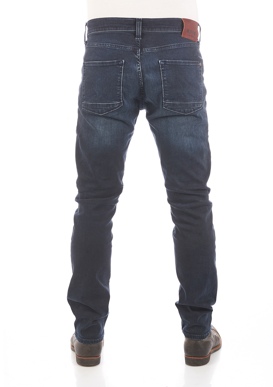 Mustang Herren Jeans Vegas - Slim Fit - Blau - Dark Blue Stone günstig online kaufen