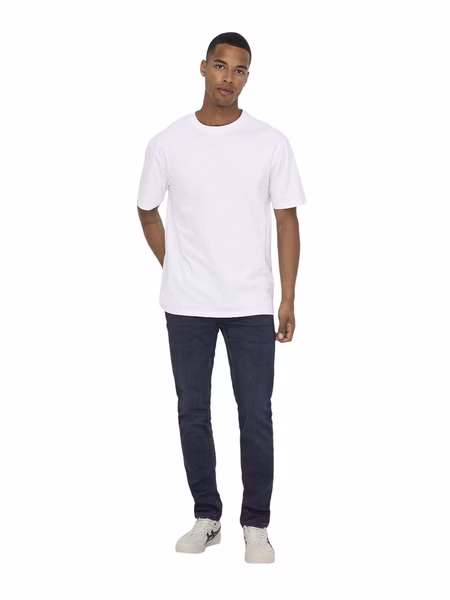 Only & Sons Herren Jeans ONSLOOM DARK BLUE SWEAT PK 3631 - Slim Fit - Blau - Blue Denim Only & Sons Herren Jeans ONSLOOM DARK BLUE SWEAT PK 3631 - Slim Fit - Blau - Blue Denim