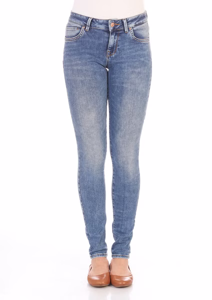 LTB Damen Jeans Nicole Skinny Fit - Blau - Yule Wash LTB Damen Jeans Nicole Skinny Fit - Blau - Yule Wash