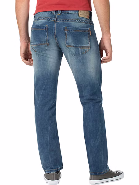 TIMEZONE Herren Jeans Slim EdwardTZ -  Slim Fit - Blau - White Used Wash TIMEZONE Herren Jeans Slim EdwardTZ -  Slim Fit - Blau - White Used Wash