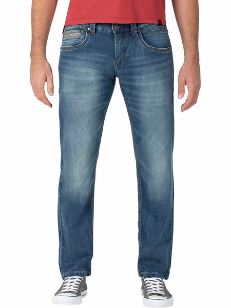 TIMEZONE Herren Jeans Slim EdwardTZ -  Slim Fit - Blau - White Used Wash TIMEZONE Herren Jeans Slim EdwardTZ -  Slim Fit - Blau - White Used Wash