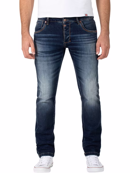 TIMEZONE Herren Jeans ScottTZ - Slim Fit - Blau - Sea Blue Aged Wash TIMEZONE Herren Jeans ScottTZ - Slim Fit - Blau - Sea Blue Aged Wash