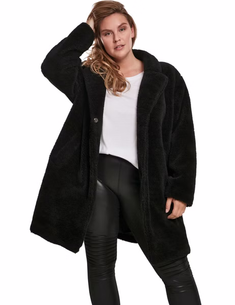 Urban Classics Damen Oversized Sherpa Coat Urban Classics Damen Oversized Sherpa Coat