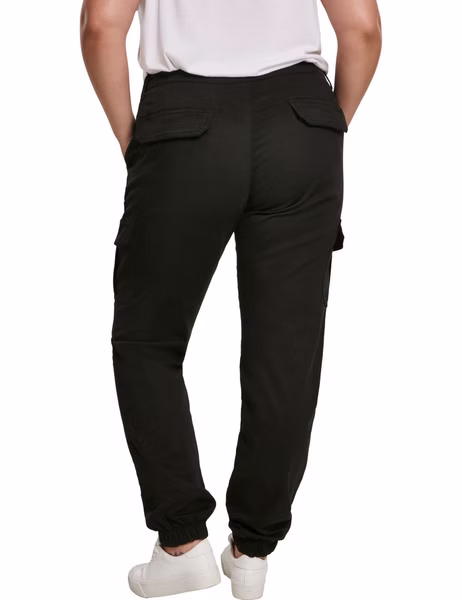 Urban Classics Ladies High Waist Cargo Pants Urban Classics Ladies High Waist Cargo Pants
