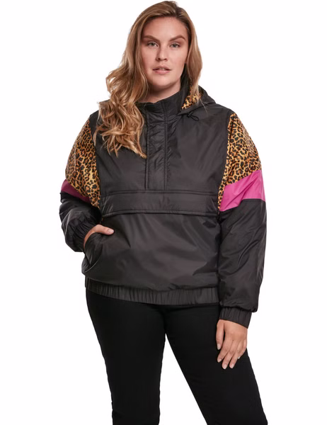 Urban Classics Ladies AOP Mixed Pull Over Jacke Urban Classics Ladies AOP Mixed Pull Over Jacke