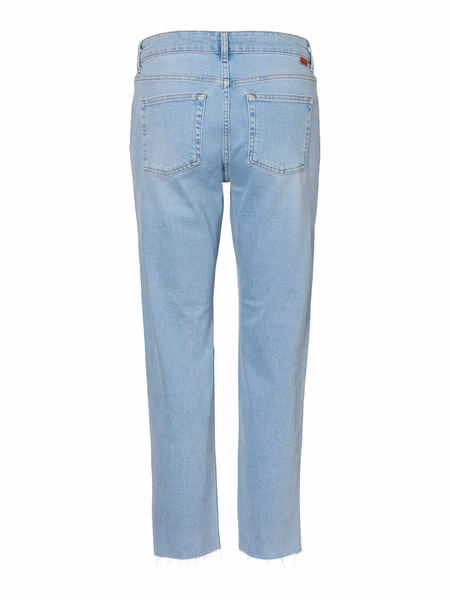 Noisy May Damen Jeans NMJENNA NW STRGHT ANK KI013LB -  Straight Fit - Blau - Light Blue Denim Noisy May Damen Jeans NMJENNA NW STRGHT ANK KI013LB -  Straight Fit - Blau - Light Blue Denim