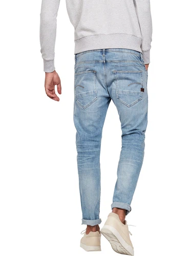 G-Star Herren Jeans D-Staq 5-Pocket - Slim Fit  - Blau - Light Indigo Aged