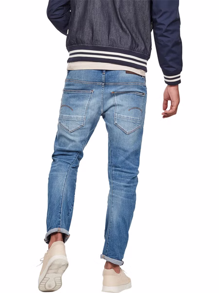 G-Star Herren Jeans Arc 3D - Slim Fit  - Blau - Authentic Faded Blue G-Star Herren Jeans Arc 3D - Slim Fit  - Blau - Authentic Faded Blue