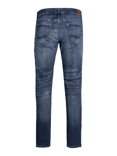 Jack & Jones Herren Jeans JJITIM JJICON JJ 057 50SPS - Slim Fit - Blau - Blue Denim in großen Größen
