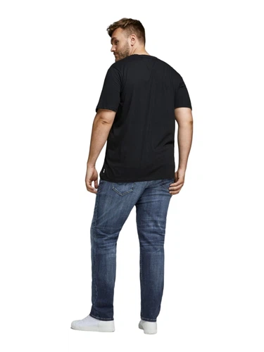 Jack & Jones Herren Jeans JJITIM JJICON JJ 057 50SPS - Slim Fit - Blau - Blue Denim in großen Größen