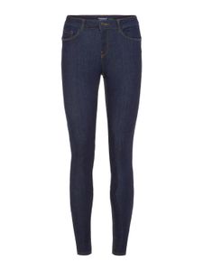 Vero Moda Damen Jeans VMSEVEN NW S SHAPE UP JEANS VI500 - Skinny Fit - Blau - Dark Blue Denim