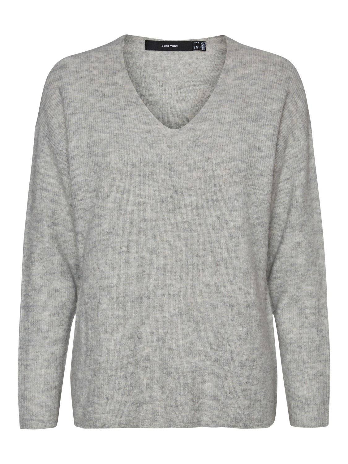 Vero Moda Damen Strickpullover VMCREWLEFILE LS V-NECK günstig online kaufen