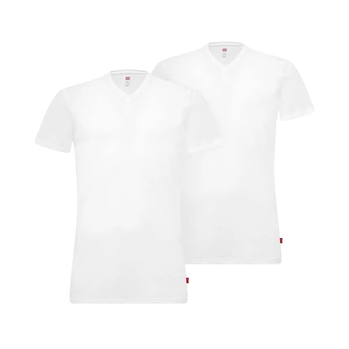 Levis Herren T-Shirt Men V-Neck - Slim Fit - 2er Pack