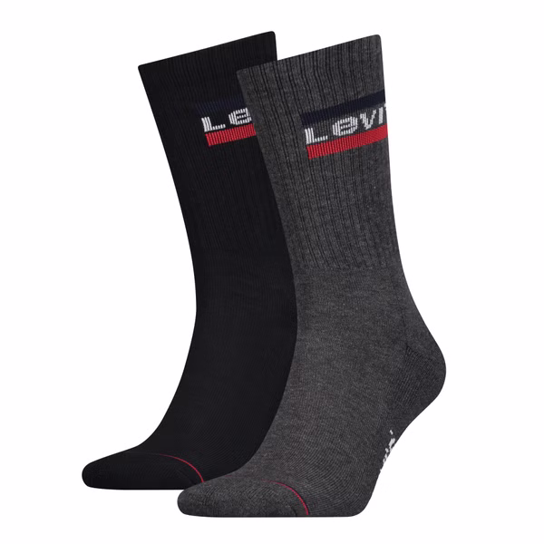 Levis Unisex Sportsocken Regular Cut Sportswear Logo 2er Pack Levis Unisex Sportsocken Regular Cut Sportswear Logo 2er Pack