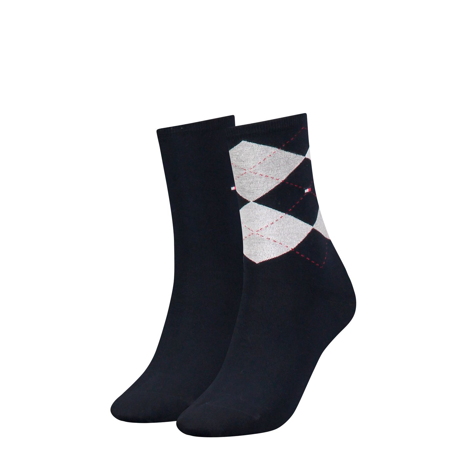 Tommy Hilfiger Damen Socken CHECK 2er Pack