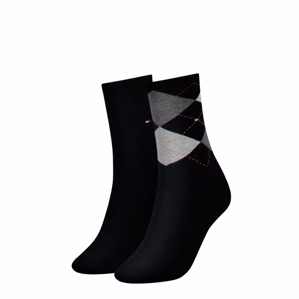 Tommy Hilfiger Damen Socken CHECK 2er Pack Tommy Hilfiger Damen Socken CHECK 2er Pack