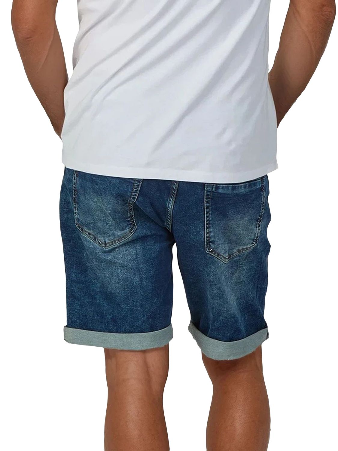 riverso Jeans Shorts Herren Stretch Kurz Kordelzug Regular Fit RIVPaul günstig online kaufen