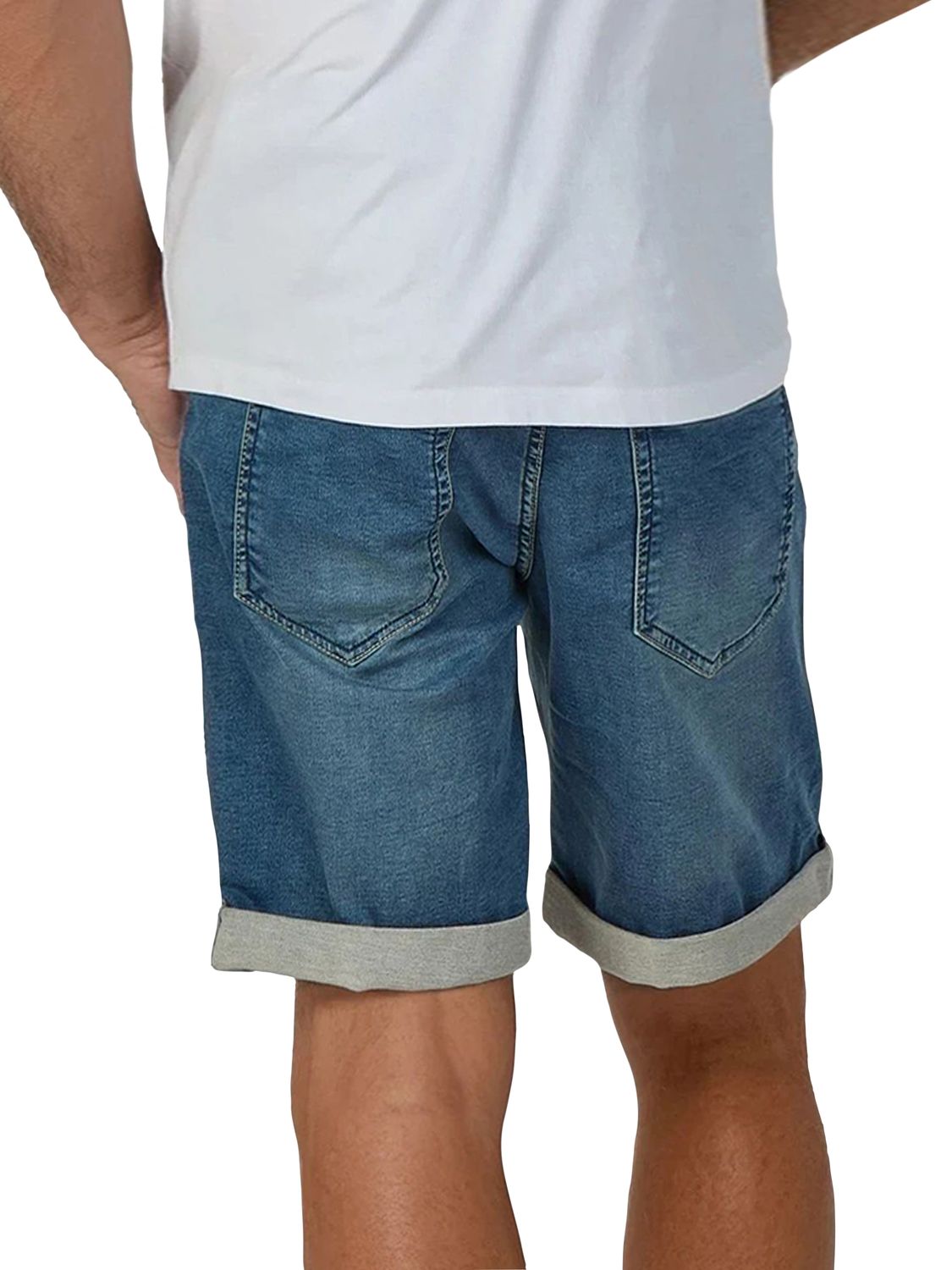 riverso Jeans Shorts Herren Stretch Kurz Kordelzug Regular Fit RIVPaul günstig online kaufen