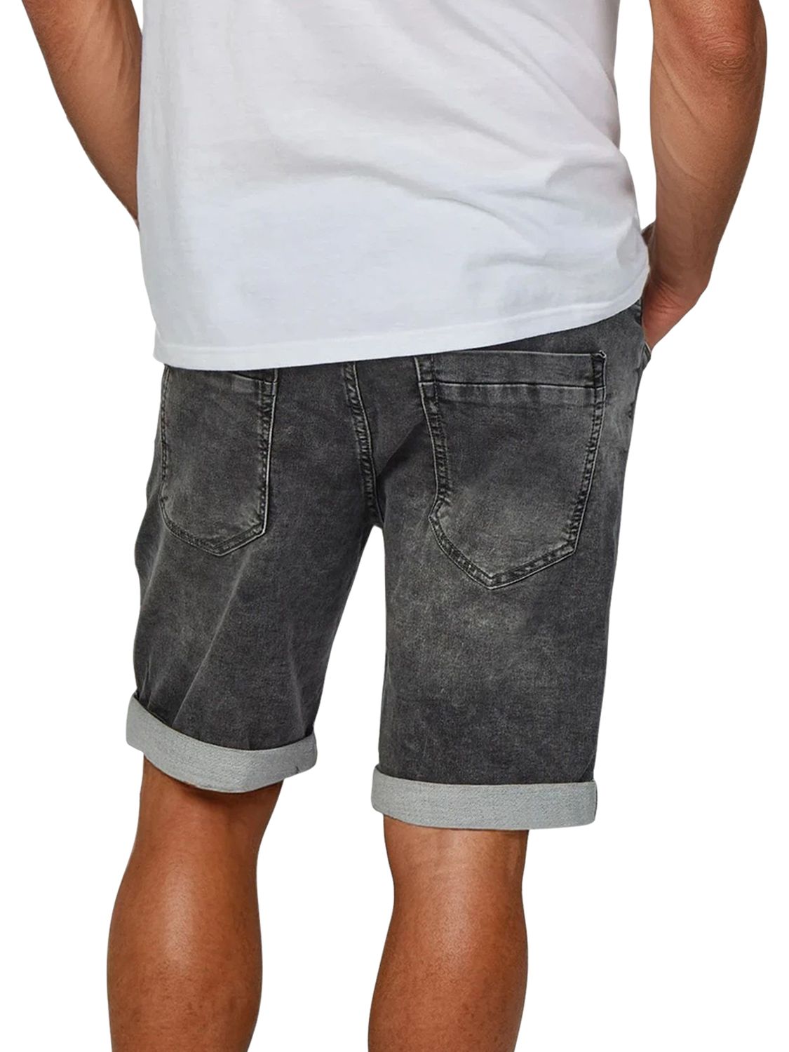 riverso Jeans Shorts Herren Stretch Kurz Kordelzug Regular Fit RIVPaul günstig online kaufen