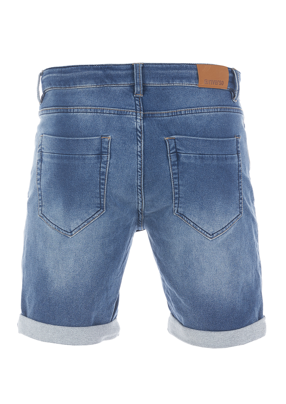 riverso Jeans Shorts Herren Stretch Kurz Kordelzug Regular Fit RIVPaul günstig online kaufen