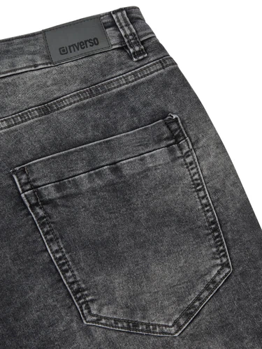 riverso Jeans Shorts Herren Stretch Kurz Kordelzug Regular Fit RIVPaul