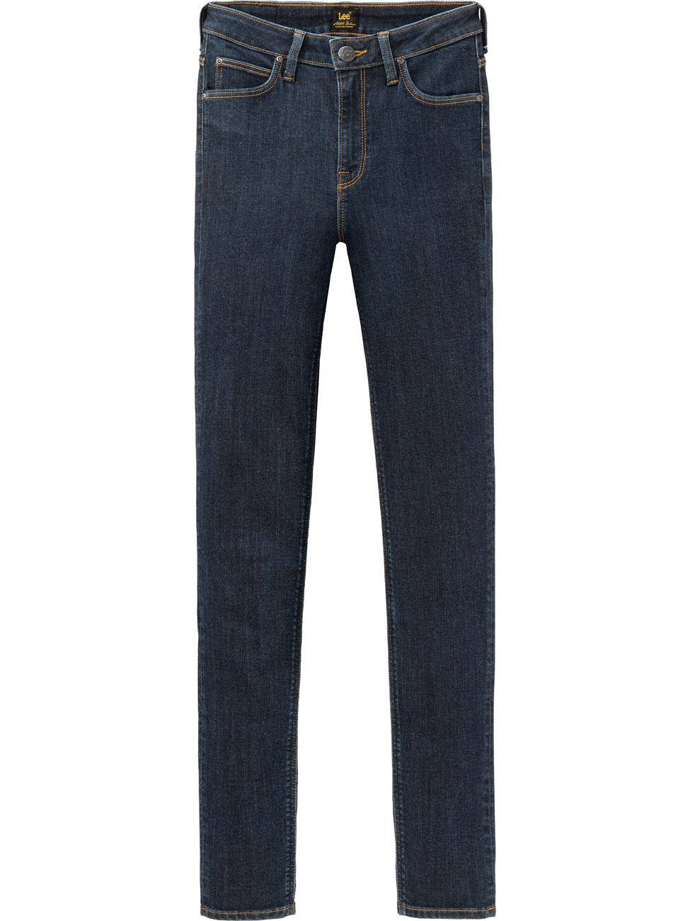 Lee Damen Jeans Jeanshose Stretch Scarlett High Skinny Fit - Blau - Tonal Stonewash