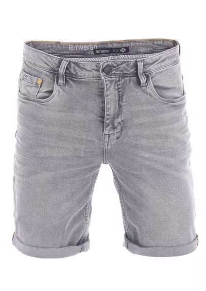 riverso Jeans Shorts Herren Stretch Kurz Regular Fit RIVUdo