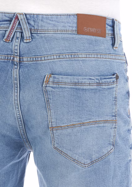 riverso Jeans Shorts Herren Stretch Kurz Regular Fit RIVUdo