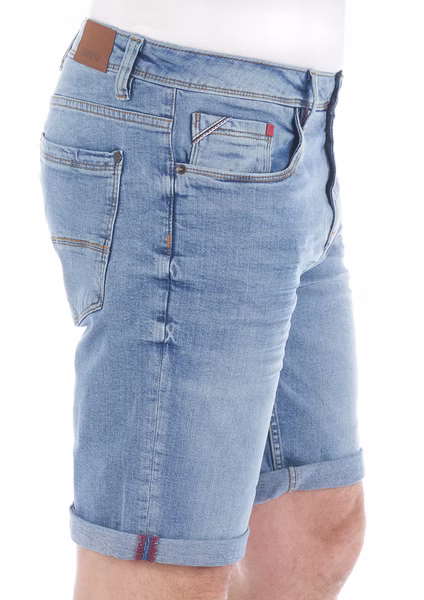 riverso Jeans Shorts Herren Stretch Kurz Regular Fit RIVUdo