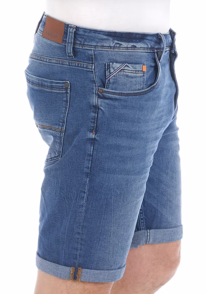 riverso Jeans Shorts Herren Stretch Kurz Regular Fit RIVUdo