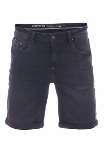 riverso Jeans Shorts Herren Stretch Kurz Regular Fit RIVUdoSchwarz