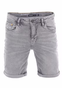 riverso Jeans Shorts Herren Stretch Kurz Regular Fit RIVUdoGrau