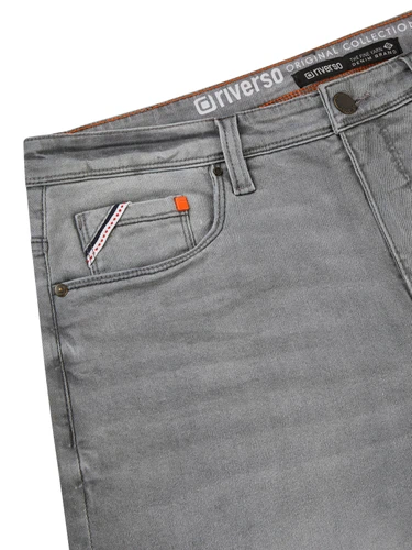 riverso Jeans Shorts Herren Stretch Kurz Regular Fit RIVUdo