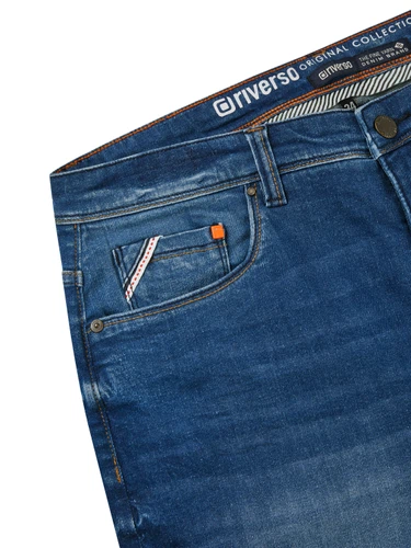 riverso Jeans Shorts Herren Stretch Kurz Regular Fit RIVUdo