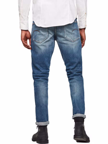 G-Star Herren Jeans 3301 Tapered Fit - Blau - Vintage Azure G-Star Herren Jeans 3301 Tapered Fit - Blau - Vintage Azure