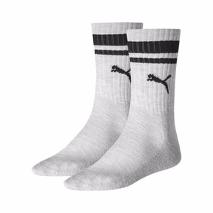 Puma Unisex Herren Damen Socken CREW HERITAGE STRIPE 2er Packverschiedene