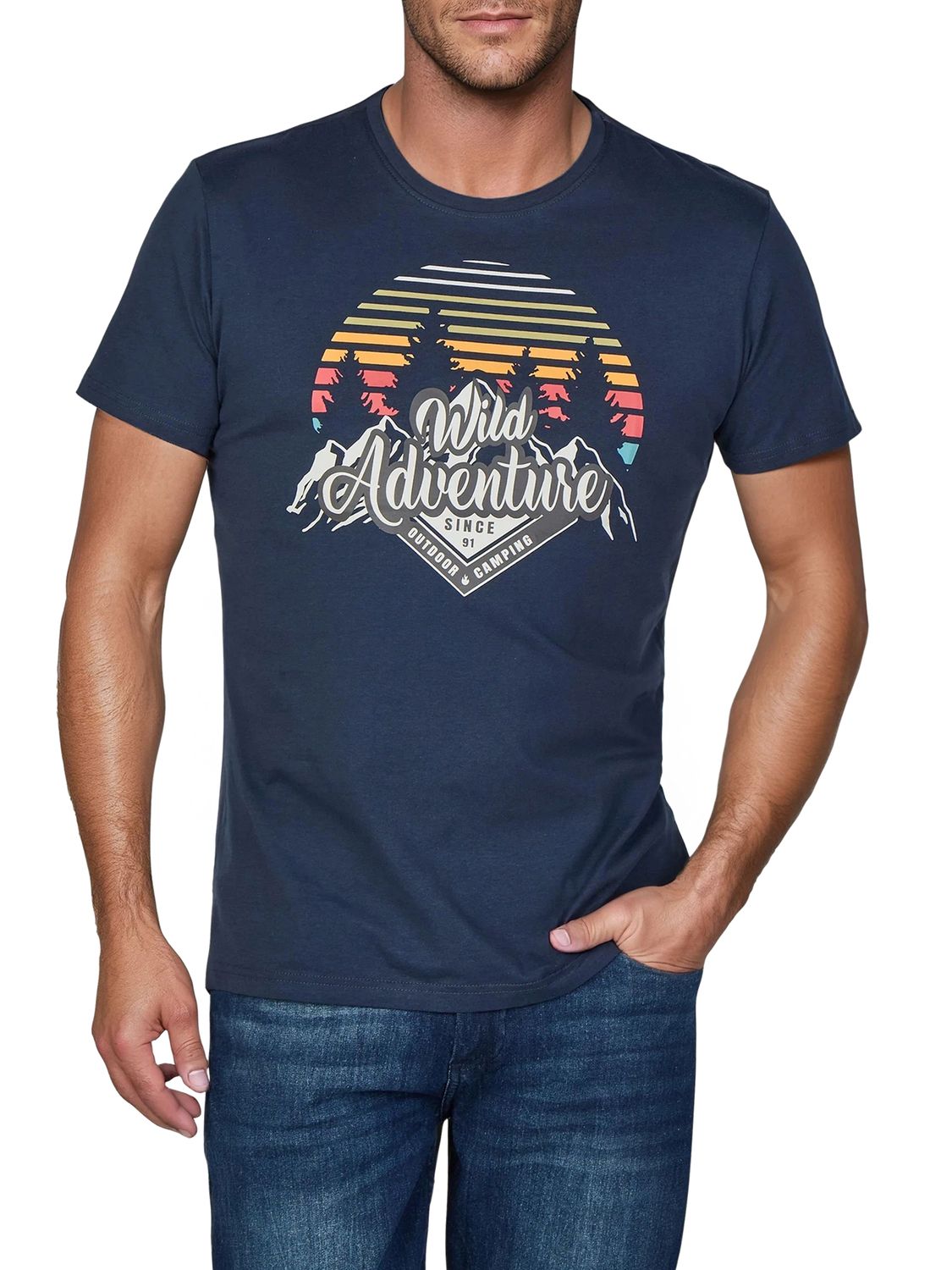 riverso Tshirt Herren Baumwolle Regular Fit RIVLukas