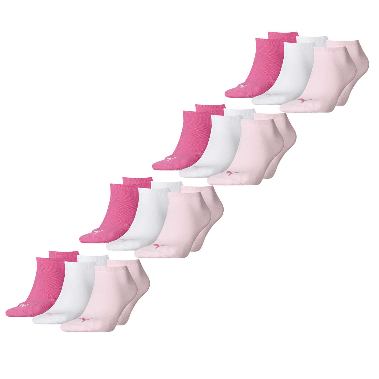 Sneakersocken - PUMA UNISEX SNEAKER PLAIN 6er 9er 12er MULTIPACK günstig online kaufen