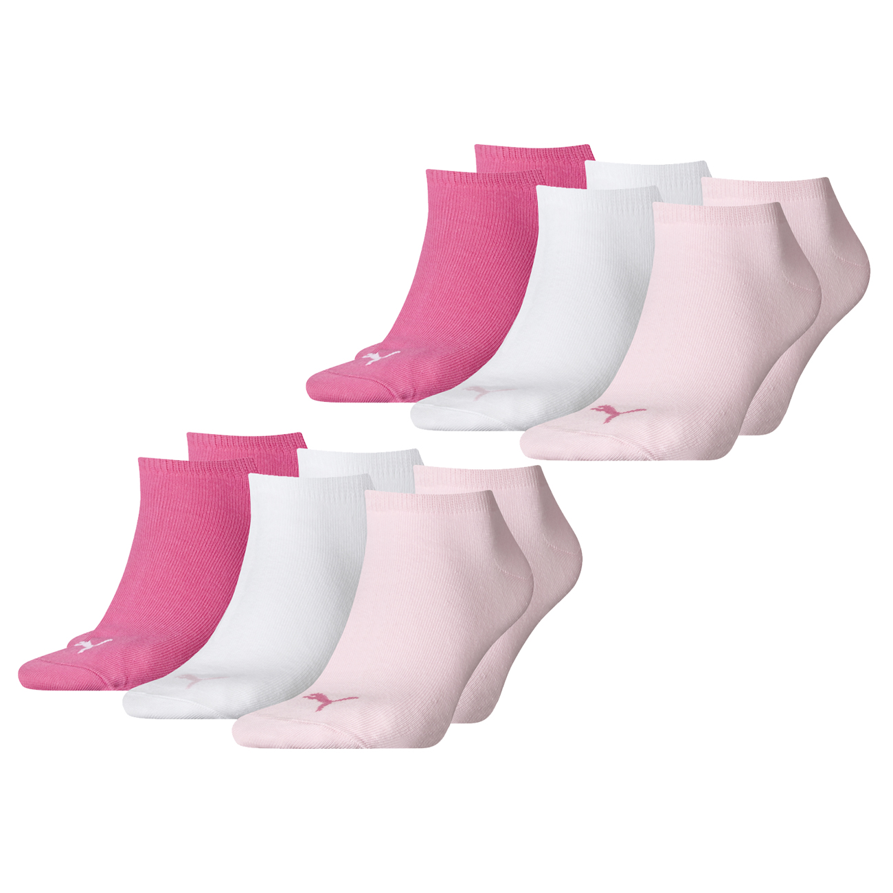 Sneakersocken - PUMA UNISEX SNEAKER PLAIN 6er 9er 12er MULTIPACK günstig online kaufen