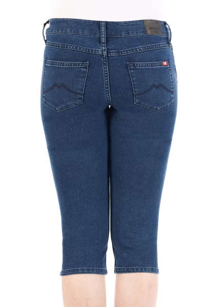 Mustang Damen Capri Jeans Jasmin - Slim Fit - Blau Mustang Damen Capri Jeans Jasmin - Slim Fit - Blau