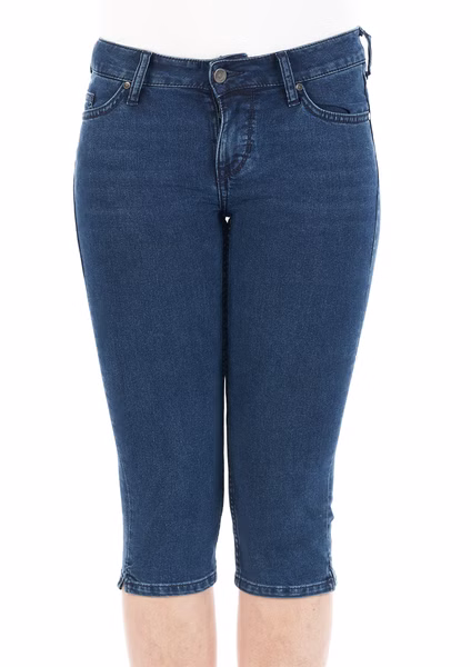Mustang Damen Capri Jeans Jasmin - Slim Fit - Blau Mustang Damen Capri Jeans Jasmin - Slim Fit - Blau