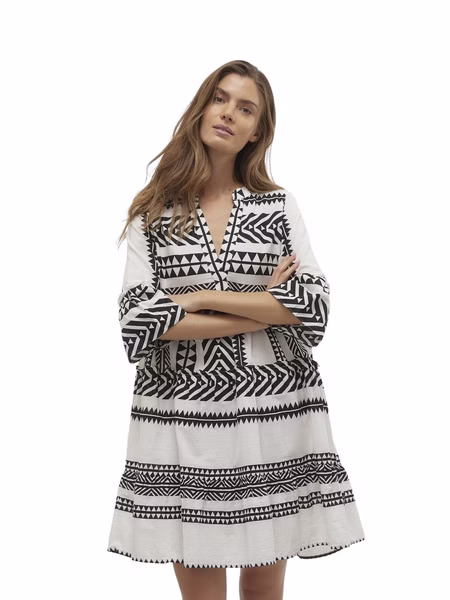Vero Moda Damen Tunikakleid VMDICTHE 3/4 TUNIC - Relaxed Fit Vero Moda Damen Tunikakleid VMDICTHE 3/4 TUNIC - Relaxed Fit