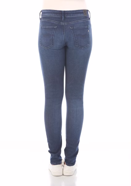 Replay Damen Jeans New Luz - Skinny Fit - Hyperflex - Blau - Dark Blue Replay Damen Jeans New Luz - Skinny Fit - Hyperflex - Blau - Dark Blue