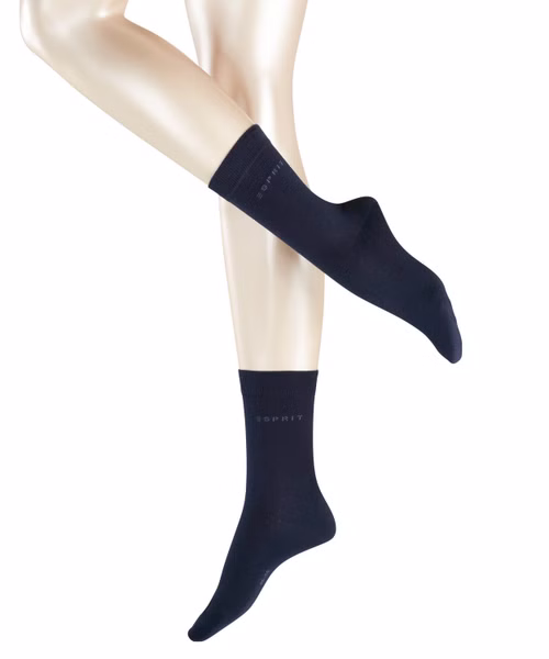 Esprit Damen Socken Uni 2er Pack Esprit Damen Socken Uni 2er Pack