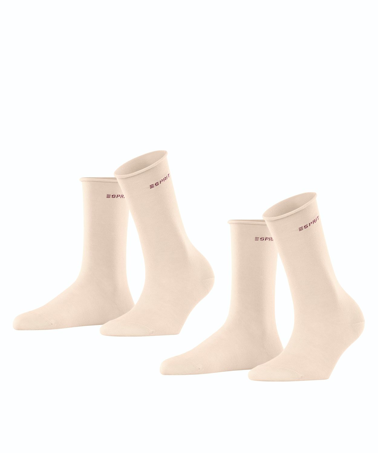 Esprit Damen Socken Basic Pure 2er Pack